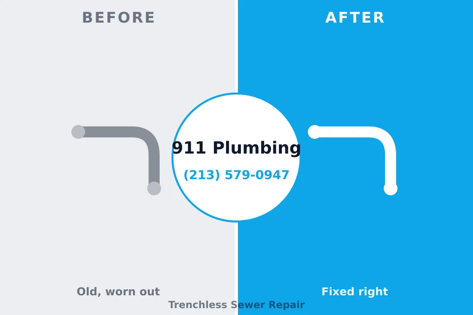 Before and after: plumbing company Union, KY